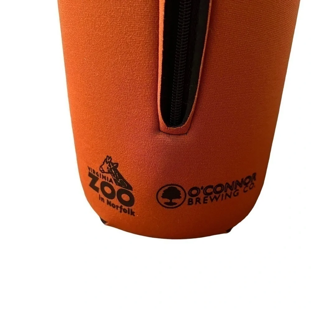 Virginia Zoo Growlfest Growler & Growler Koozie Cover Grin & Bear It 2020